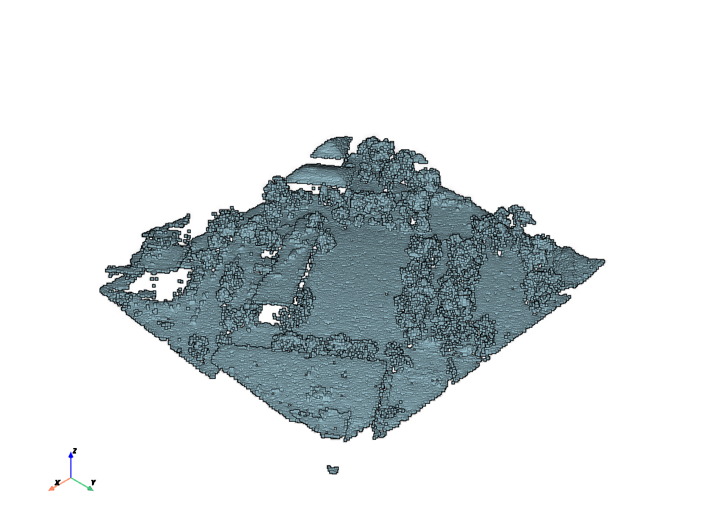 b create point cloud